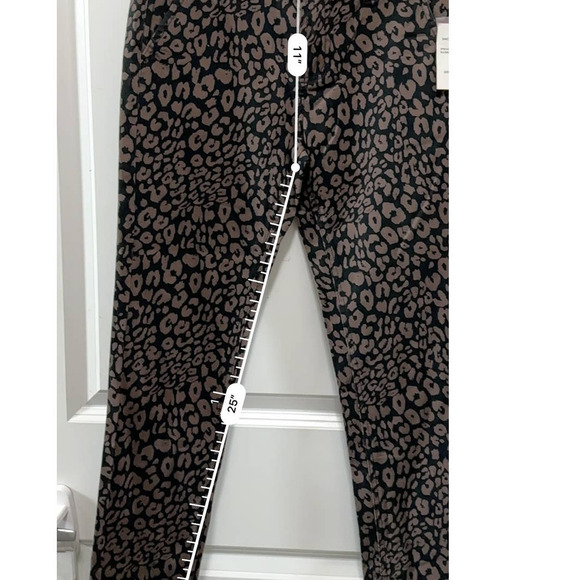 Sanctuary Leopard Twill Skinny Pants Black Brown - NWT Size 26‎ - Picture 6 of 6